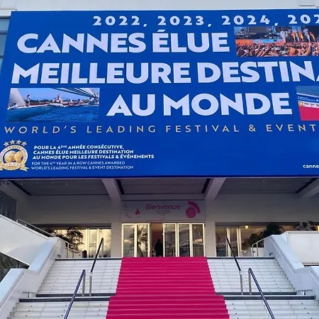 아파트 Tres Bel Palais Festivals Croisette Suquet 칸느